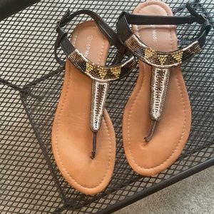 Trendy herbal design sandals